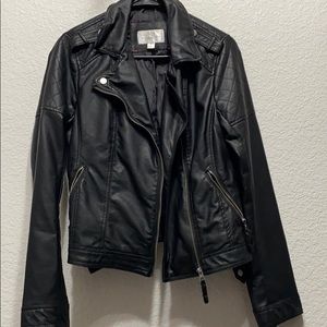 Moto Pleather Jacket